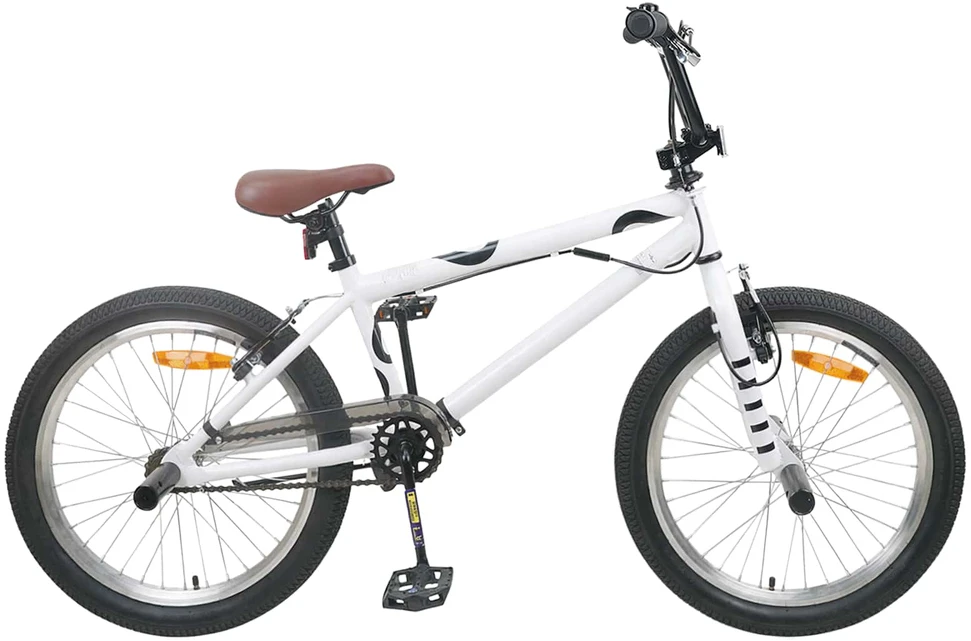 BMX dviratis 20 Colių skirta vyresniems nei 9 metų Balta