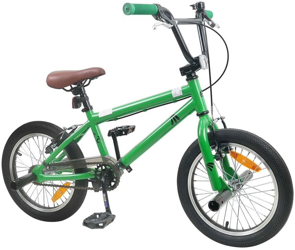 BMX Dviratis 20 Colių skirta vyresniems nei 9 metų Žalia