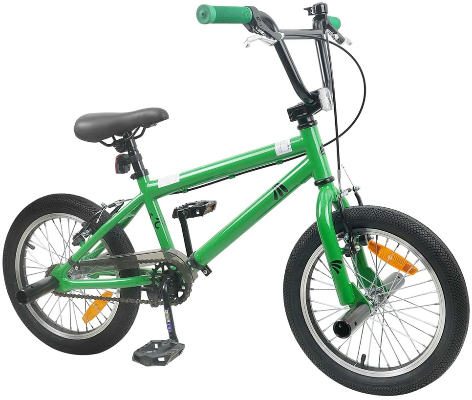 BMX Dviratis 20 Colių skirta vyresniems nei 9 metų Žalia