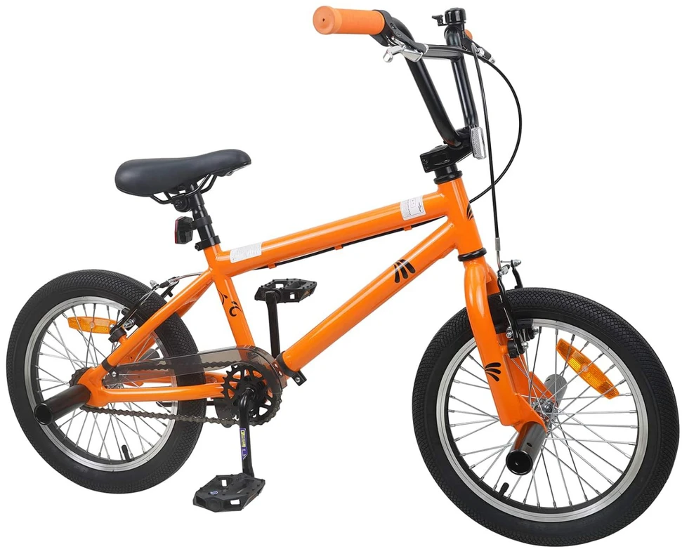 BMX Dviratis 20 Colių skirta vyresniems nei 9 metų Oranžinė