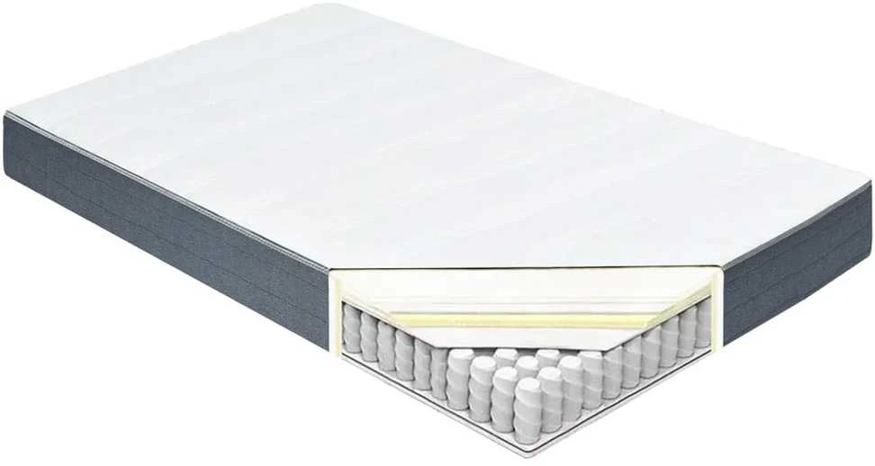 Box Spring Čiužinys, 190x140x20cm, vidutinio minkštumo, audinys