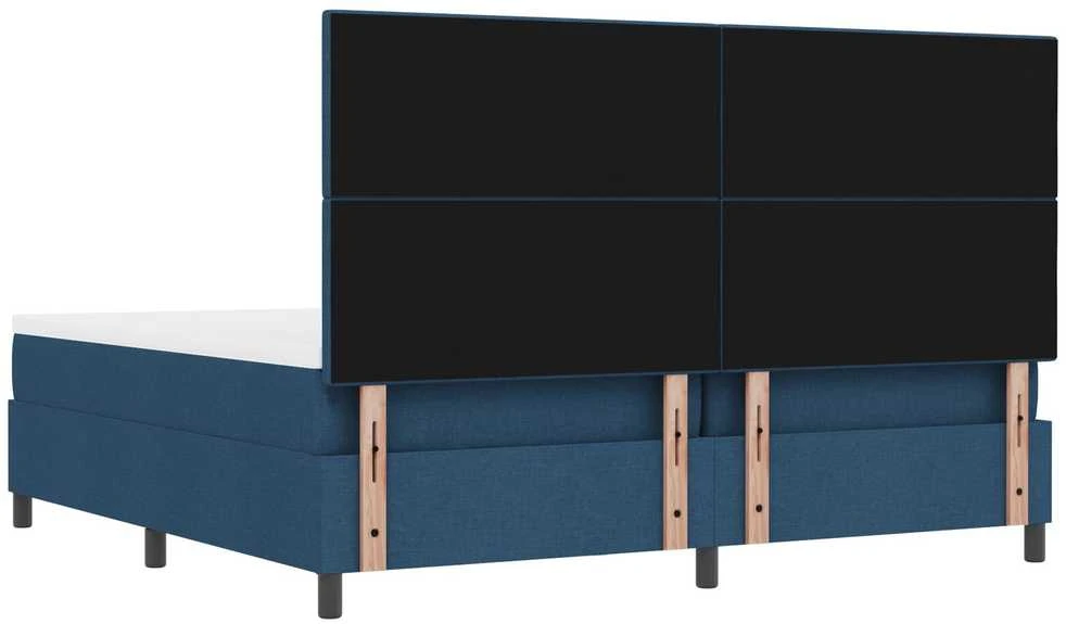 Kiemas lova su galvūgalio Mėlyna 200 x 200 cm audinys
