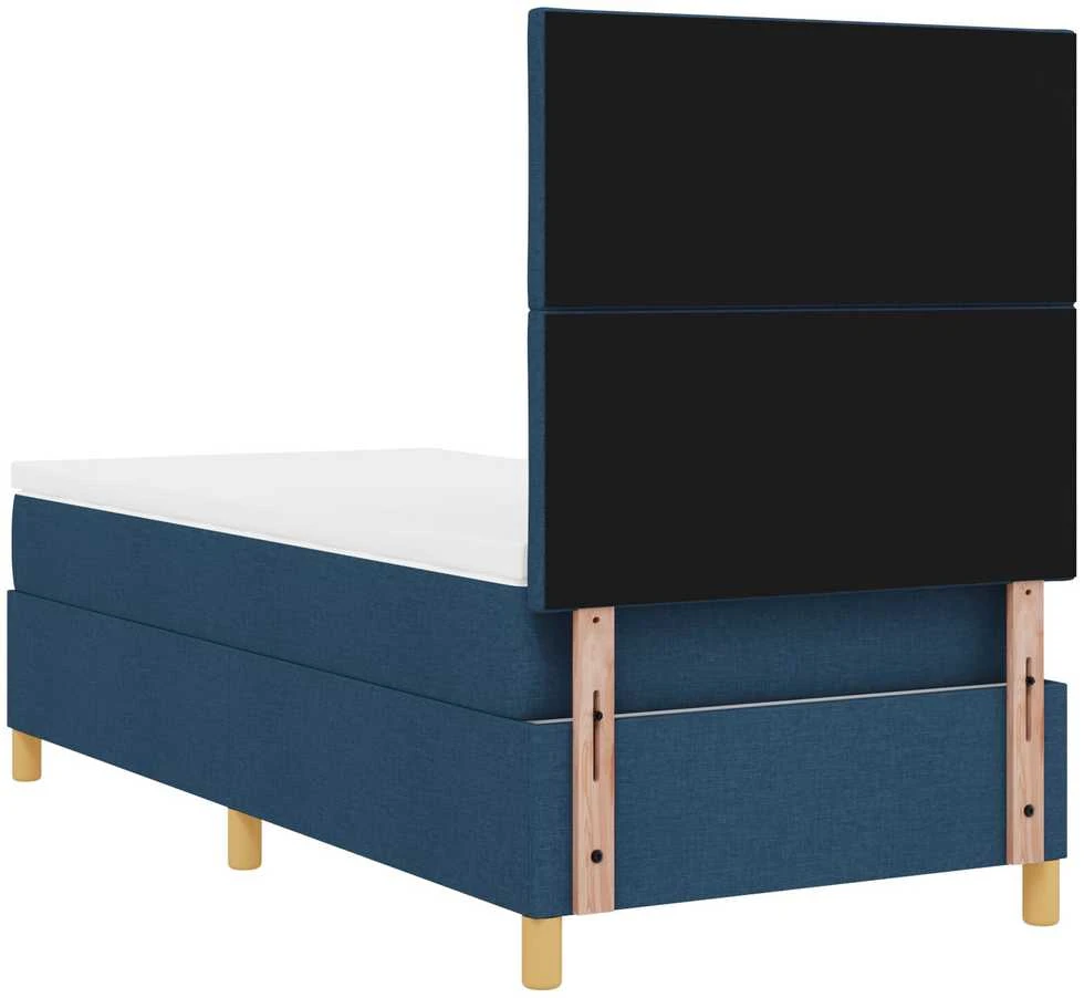 Kiemas lova su galvūgalio Mėlyna 100 x 200 cm audinys