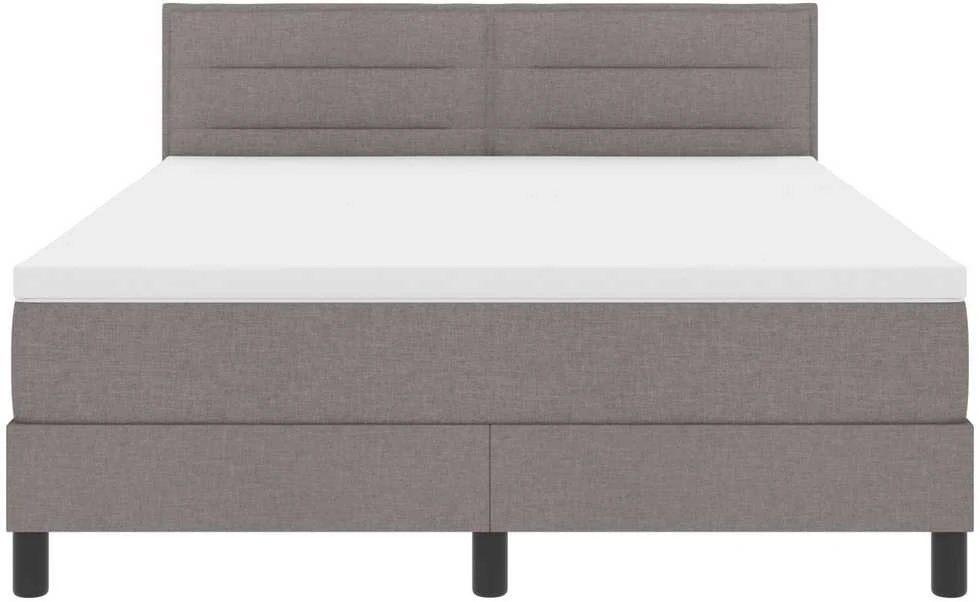 Kiemas lova su galvūgalio Taupe 140 x 200 cm audinys