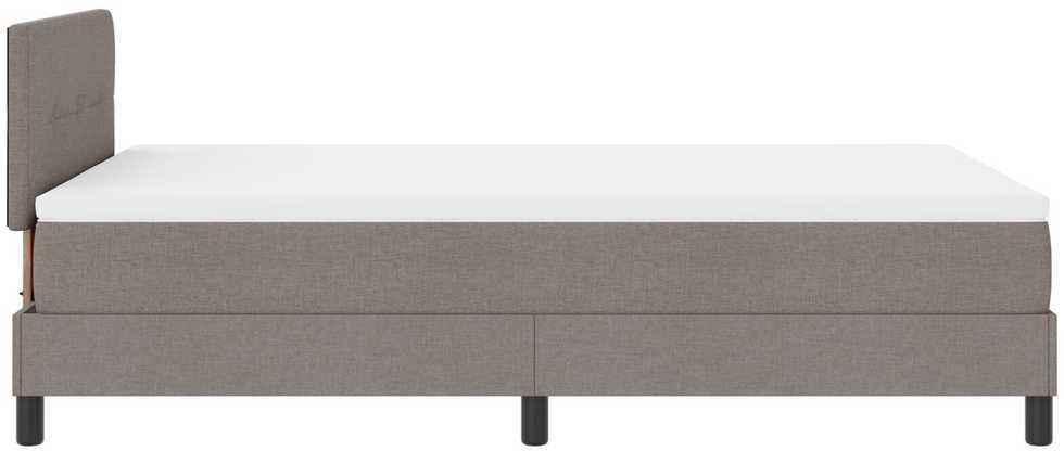 Kiemas lova su galvūgalio Taupe 120 x 200 cm audinys
