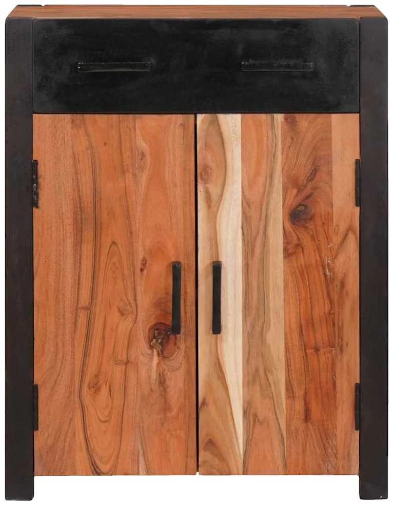 Kabalas su stalčių Ruda 55 x 30 x 75 cm Kietos akacijos mediena