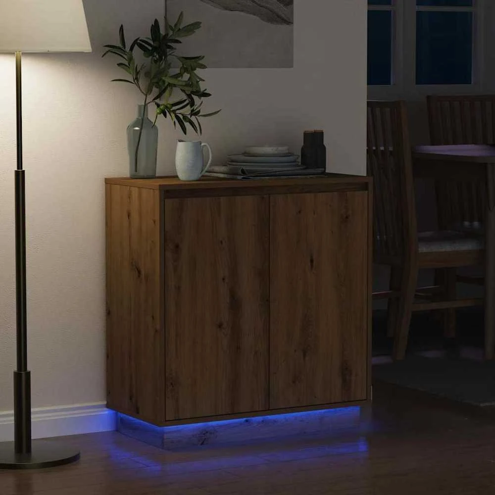 LED Bufetas Artisano ąžuolo 71 x 34,5 x 75 cm Apdirbta mediena