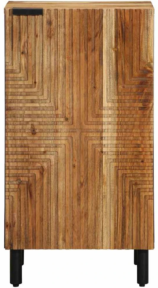 Kabalas su lentyna Ruda 40 x 33,5 x 75 cm Kietas mango medis