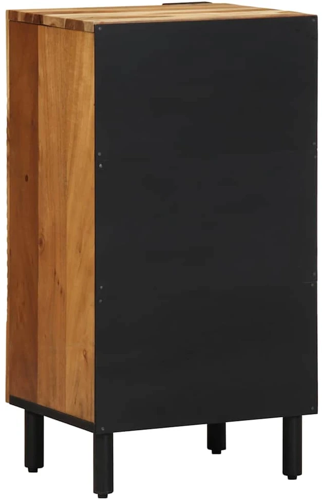 Kabalas su lentyna Ruda 40 x 33,5 x 75 cm Kietas mango medis
