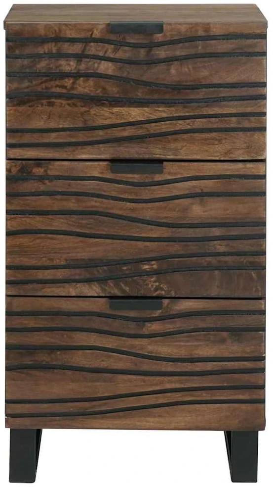 Bufetas su stalčių Ruda 40 x 33 x 75 cm mango medienos masyvas