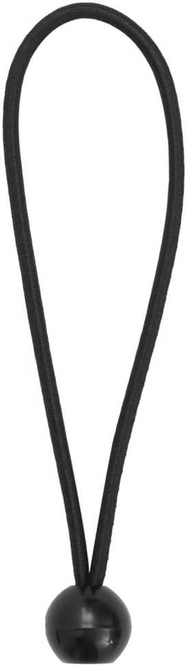 Bungee virvelės su kamuoliukais, 25vnt., 21x0,5cm