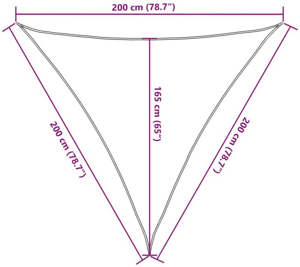 Burė nuo saulės, antracito, 2x2x2m, 100% oksfordo poliesteris