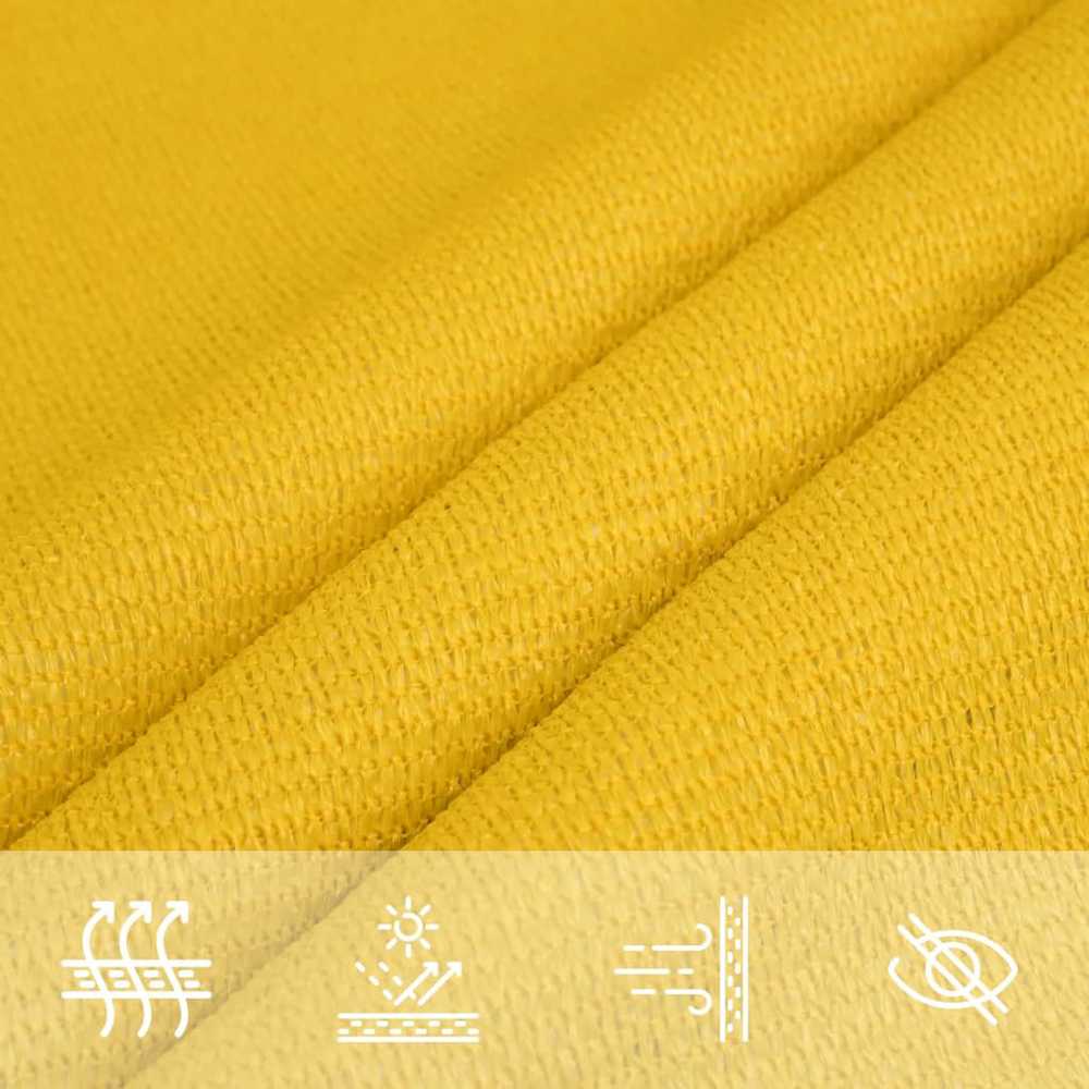 Burė nuo saulės, geltonos spalvos, 2x2,5m, HDPE, 160g/m²