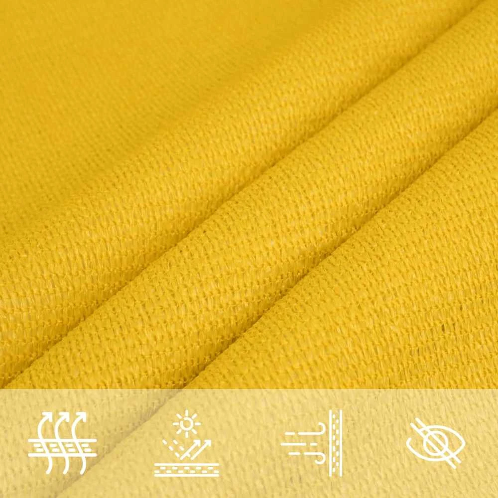Burė nuo saulės, geltonos spalvos, 5x5m, HDPE, 160g/m²
