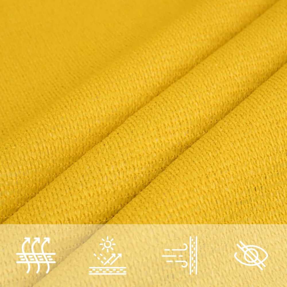Burė nuo saulės, geltonos spalvos, 6x8m, HDPE, 160g/m²