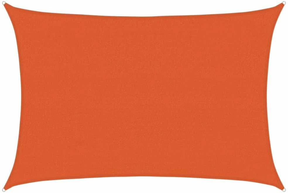Burė nuo saulės, oranžinės spalvos, 4x5m, HDPE, 160g/m²