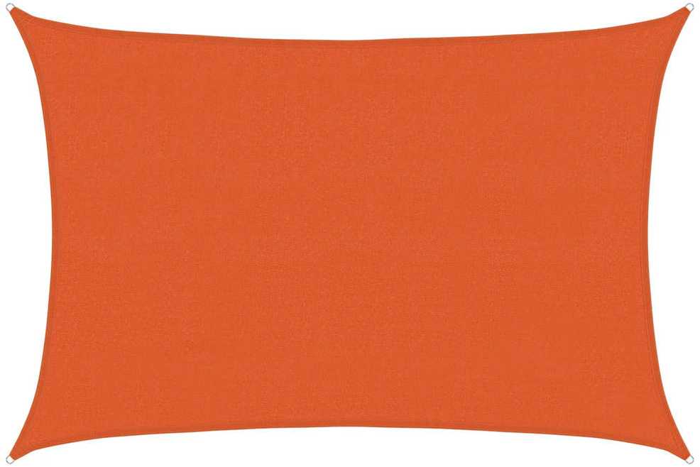 Burė nuo saulės, oranžinės spalvos, 4x6m, HDPE, 160g/m²