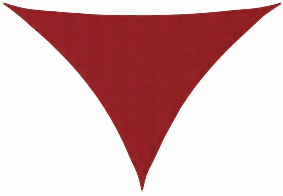 Burė nuo saulės, raudona, 3x4x4m, oksfordo audinys, trikampė