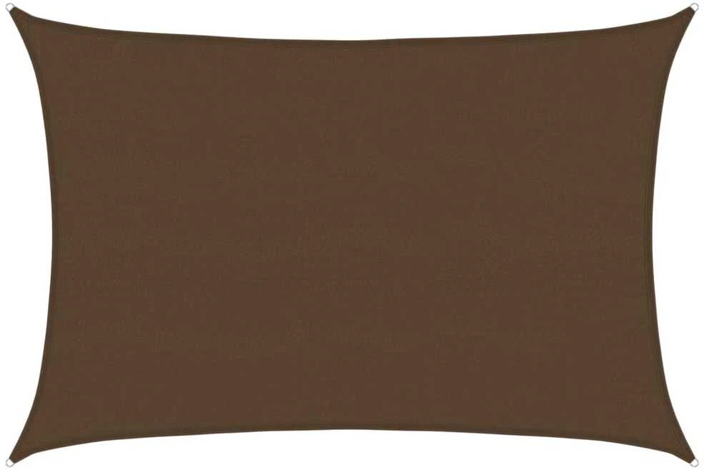 Burė nuo saulės, rudos spalvos, 5x6m, HDPE, 160g/m²