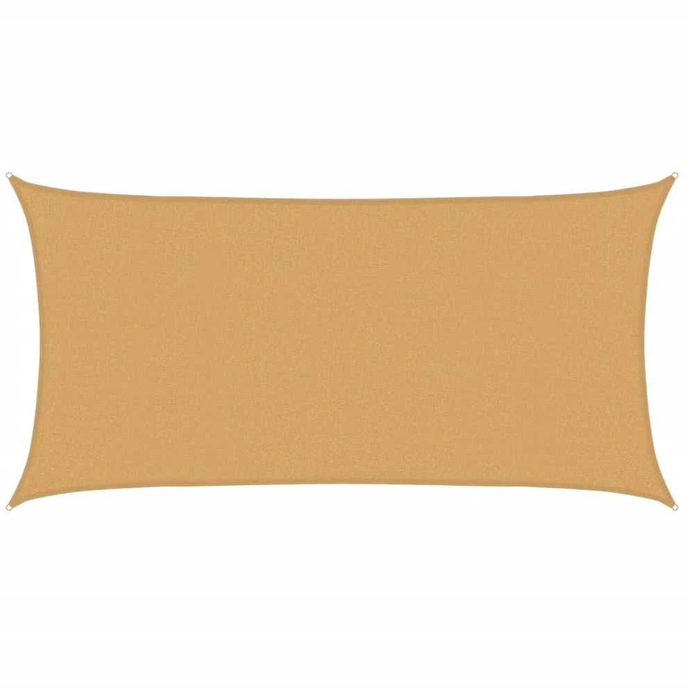 Burė nuo saulės, smėlio, 2,5x4,5m, HDPE, 160g/m², stačiakampė