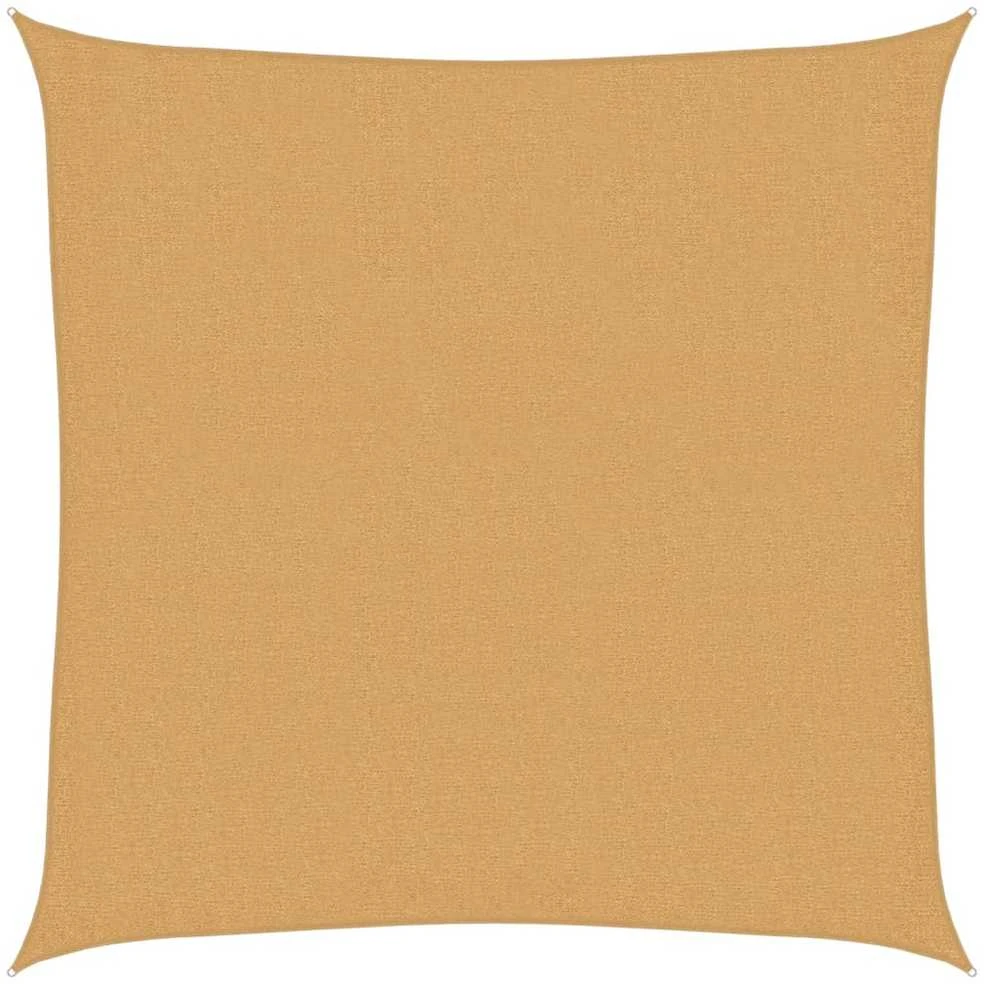 Burė nuo saulės, smėlio, 2x2m, HDPE, 160g/m², kvadratinė
