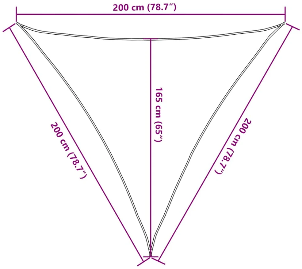 Burė nuo saulės, smėlio, 3,5x4,5m, 100% oksfordo poliesteris