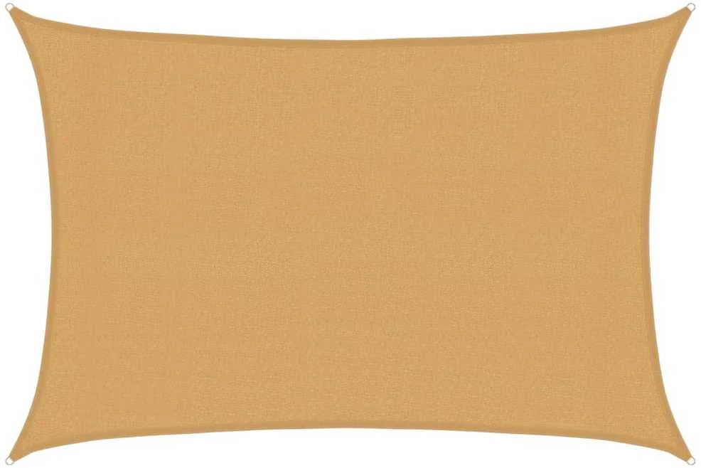 Burė nuo saulės, smėlio, 3x4,5m, HDPE, 160g/m², stačiakampė