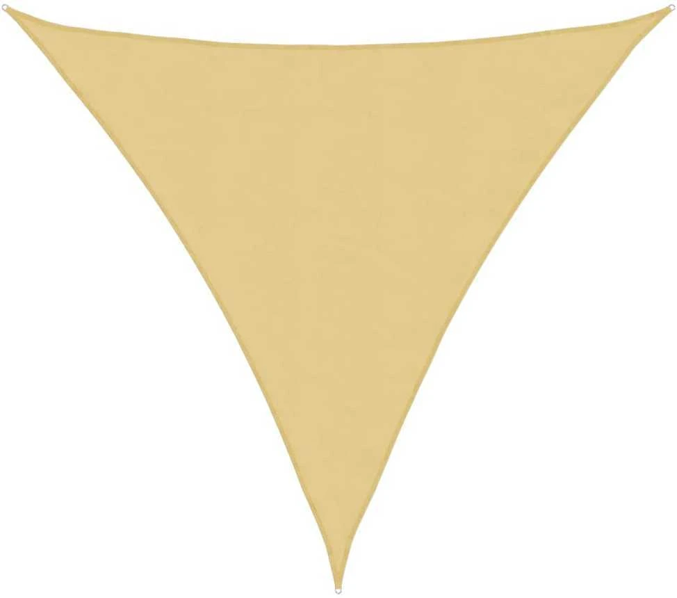Burė nuo saulės, smėlio, 4x4x4m, 100% oksfordo poliesteris