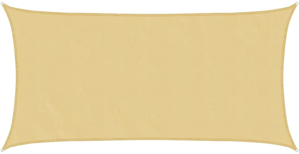 Burė nuo saulės, smėlio, 4x7m, 100% oksfordo poliesteris