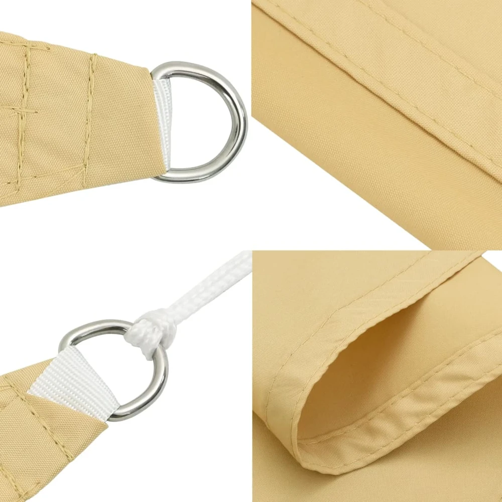 Burė nuo saulės, smėlio, 3x6m, 100% oksfordo poliesteris