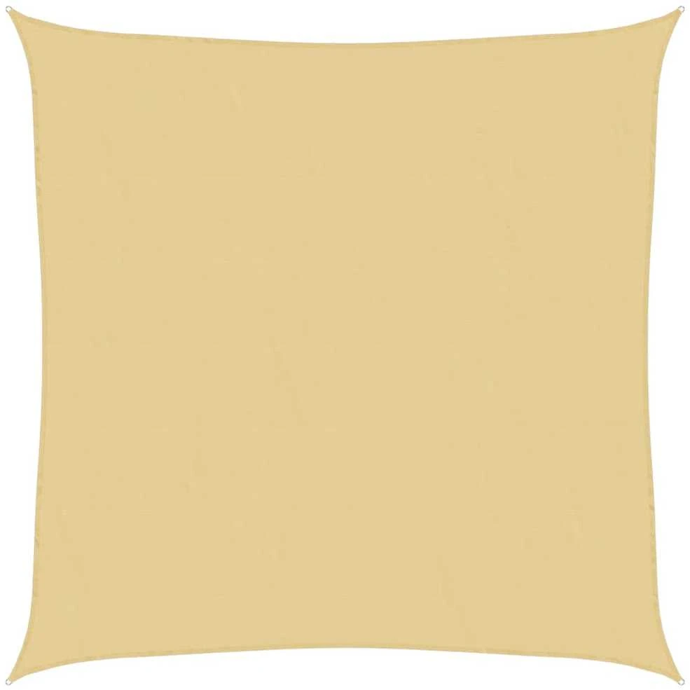 Burė nuo saulės, smėlio, 6x6m, 100% oksfordo poliesteris