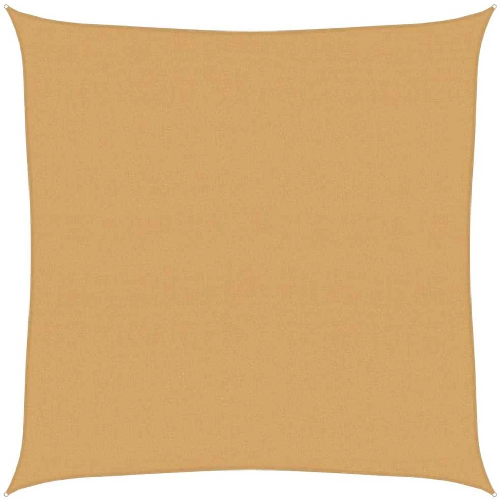 Burė nuo saulės, smėlio, 7x7m, HDPE, 160g/m², kvadratinė