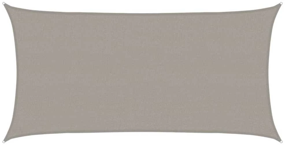 Burė nuo saulės, šviesiai siva, 2,5x4,5m, HDPE, 160g/m²