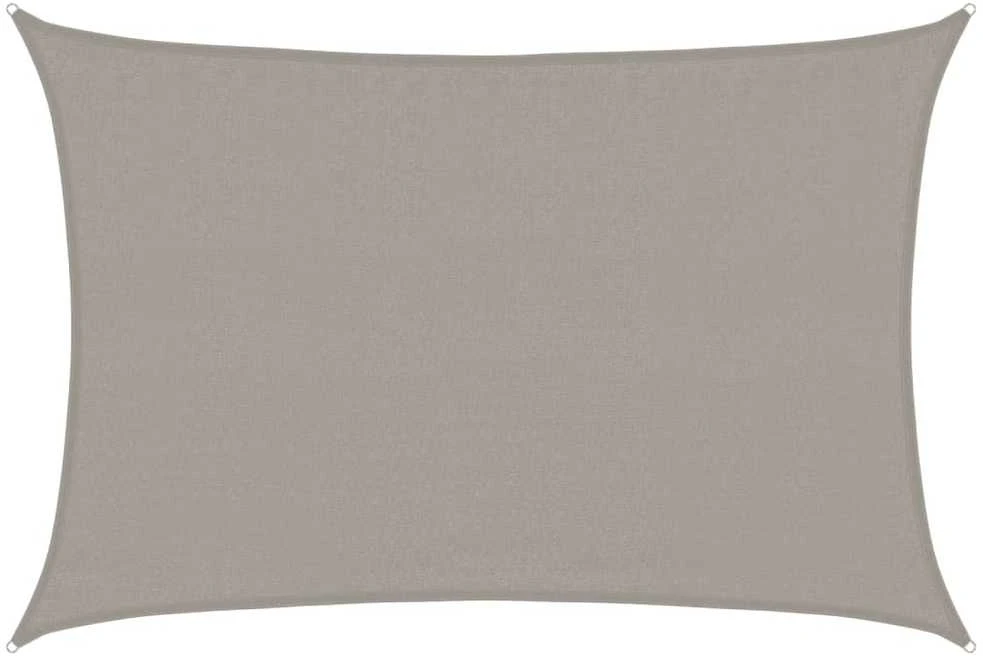 Burė nuo saulės, šviesiai siva, 3,5x5m, HDPE, 160g/m²