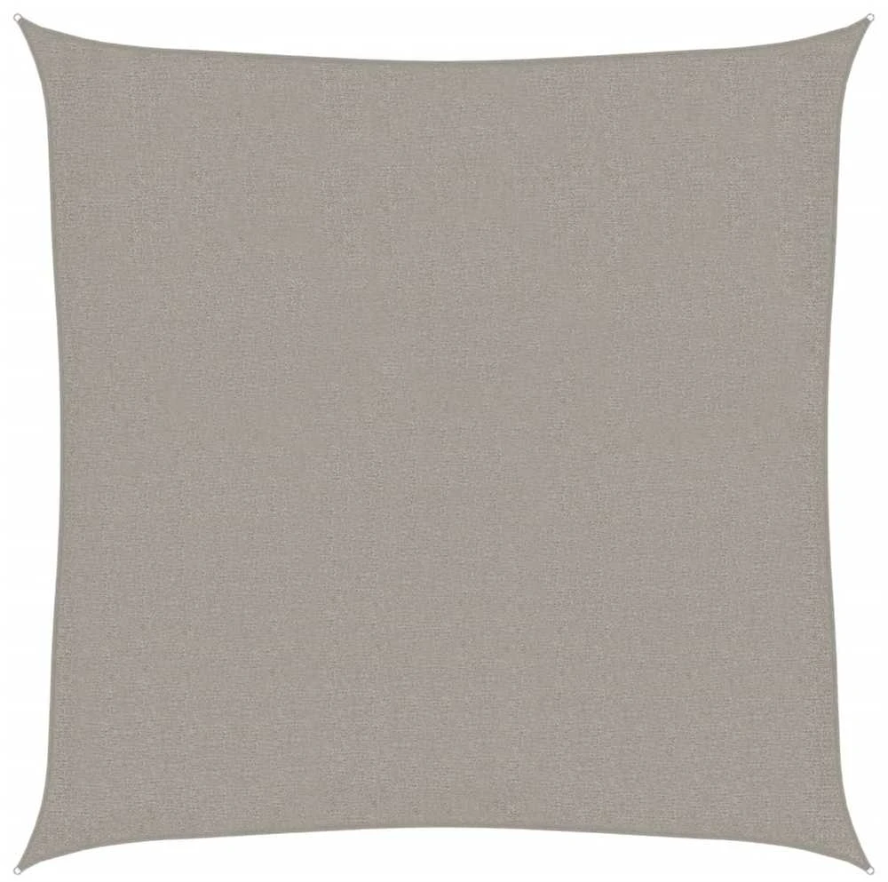 Burė nuo saulės, šviesiai siva, 3,6x3,6m, HDPE, 160g/m²