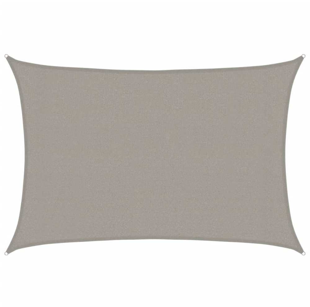 Burė nuo saulės, šviesiai siva, 3x4,5m, HDPE, 160g/m²