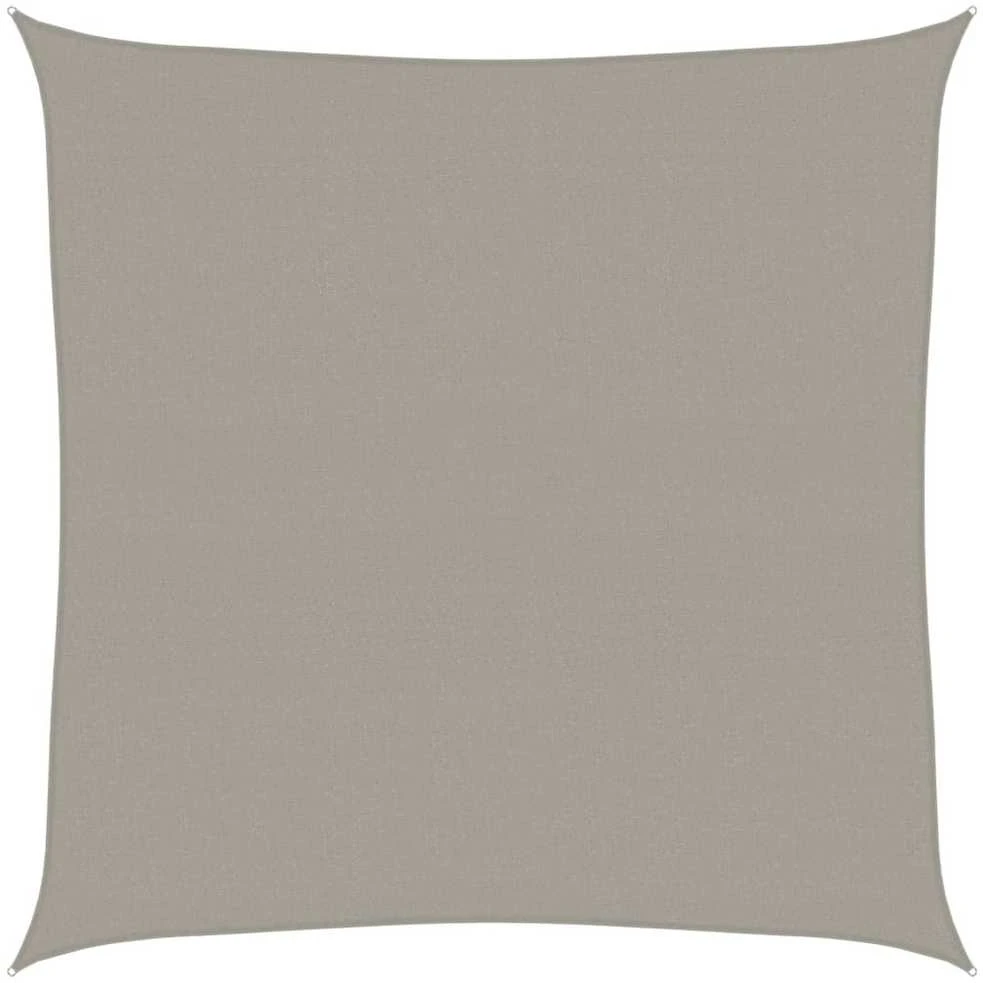Burė nuo saulės, šviesiai siva, 4,5x4,5m, HDPE, 160g/m²