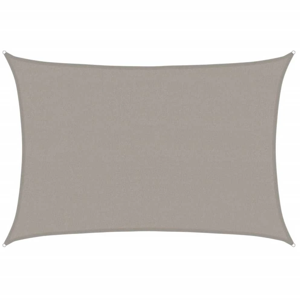 Burė nuo saulės, šviesiai siva, 4x5m, HDPE, 160g/m²