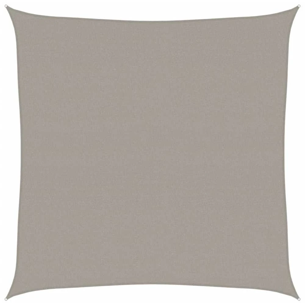 Burė nuo saulės, šviesiai siva, 5x5m, HDPE, 160g/m², kvadratinė