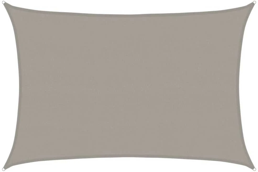 Burė nuo saulės, šviesiai siva, 5x6m, HDPE, 160g/m²