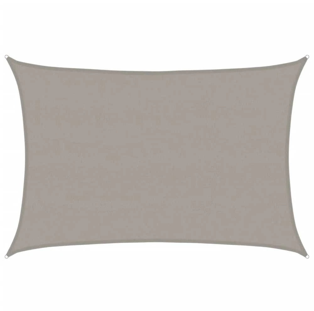 Burė nuo saulės, šviesiai siva, 5x7m, HDPE, 160g/m²