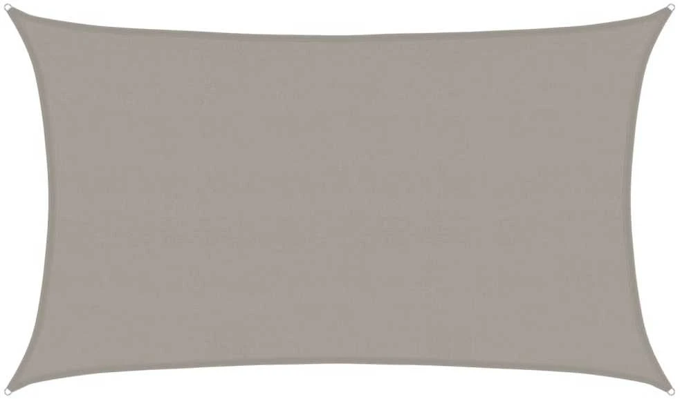 Burė nuo saulės, šviesiai siva, 5x8m, HDPE, 160g/m²