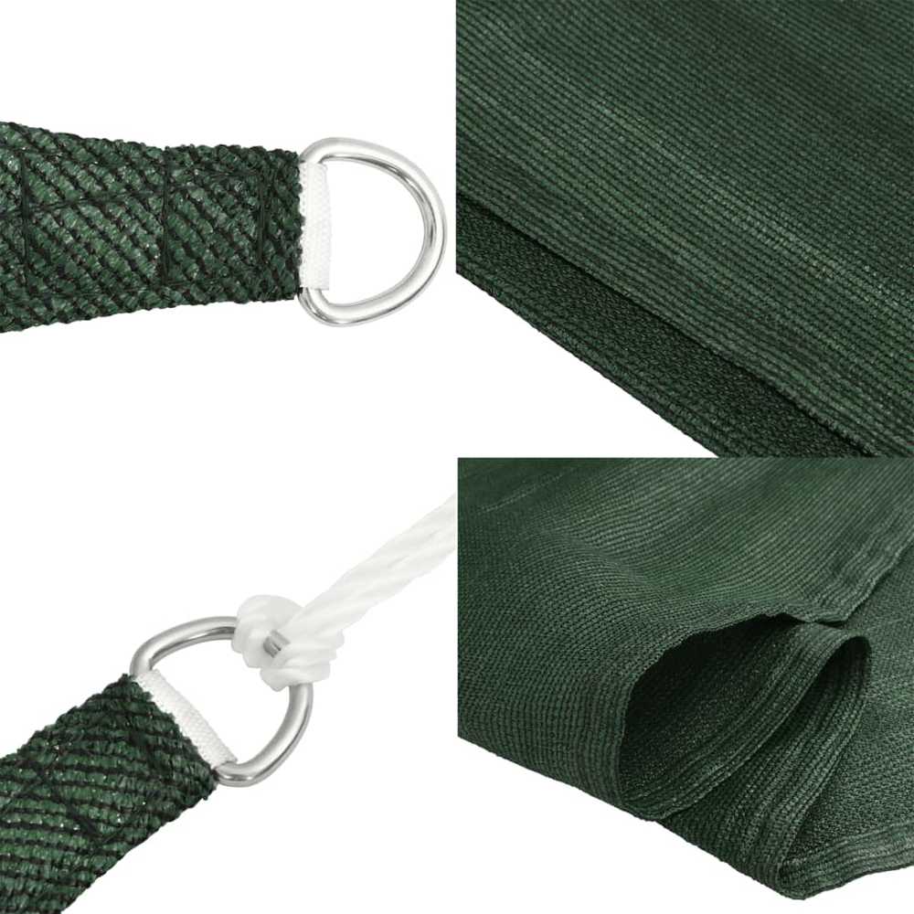 Burė nuo saulės, tamsiai žalios spalvos, 5x6m, HDPE, 160g/m²