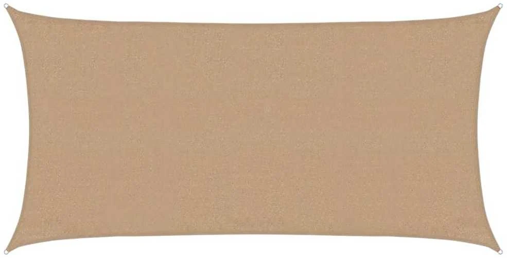 Burė nuo saulės, taupe spalvos, 3x6m, HDPE, 160g/m²