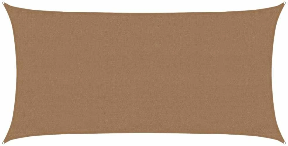 Burė nuo saulės, taupe spalvos, 3x6m, HDPE, 160g/m²