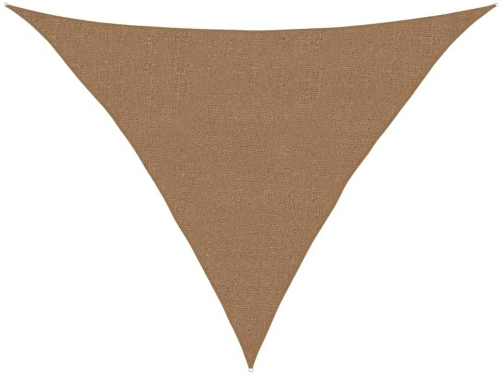 Burė nuo saulės, taupe spalvos, 6x8m, HDPE, 160g/m²