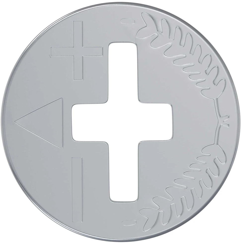 Cam užrakto veržlės 12 vnt. Sidabro 12 x 10 mm Metalas