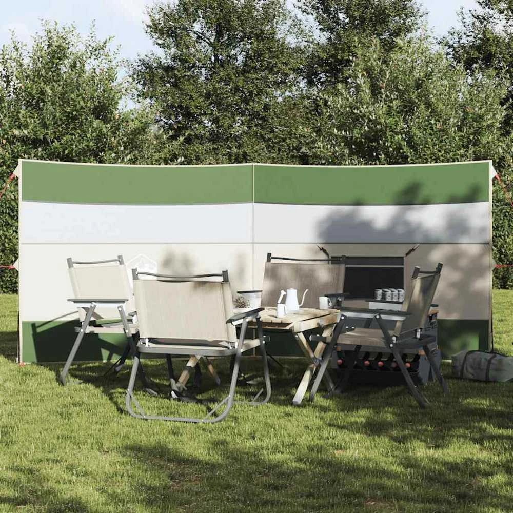 Camping Windbreak Žalias 340x130 cm Atsparus vandeniui