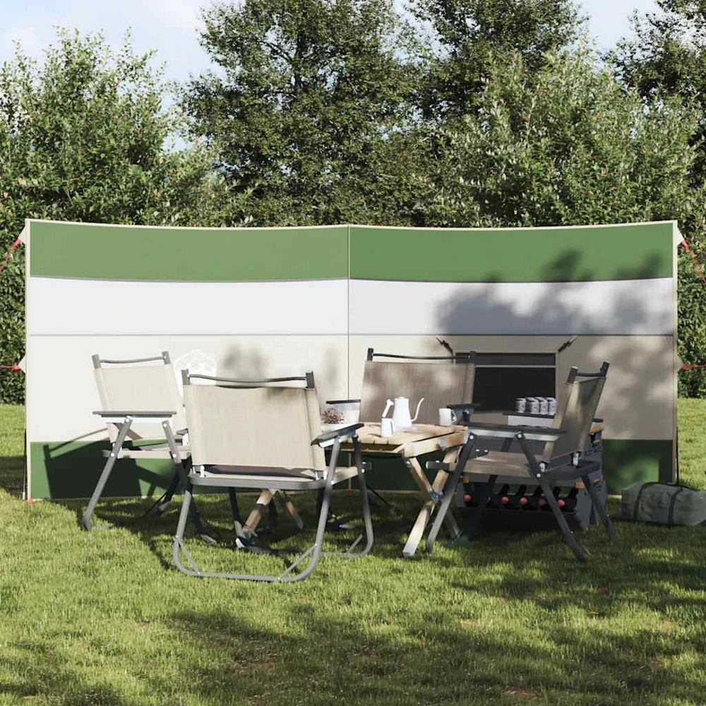 Camping Windbreak Žalias 340x130 cm Atsparus vandeniui