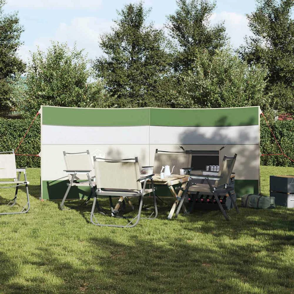 Camping Windbreak Žalias 340x130 cm Atsparus vandeniui